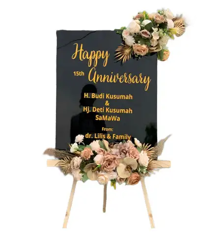 Papan Bunga Akrilik Danau Kerinci